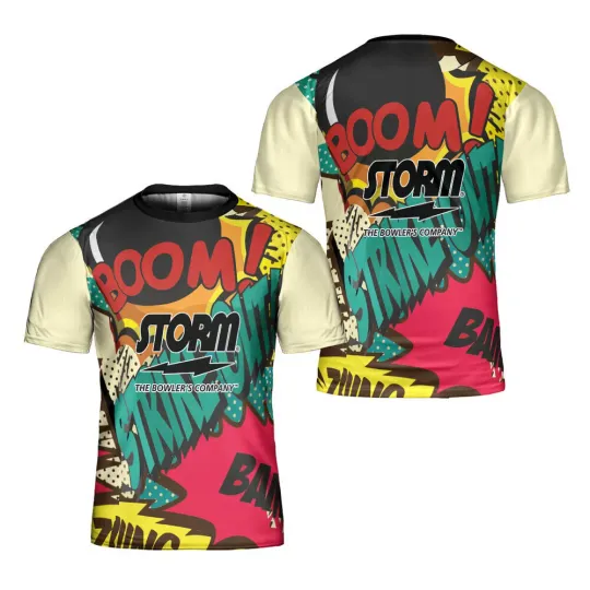 Discover Bowling Storm Zap Boom Bowling Jersey Gift For Bowler Shirt
