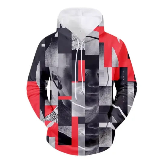 Discover Hoodies for Men Hoodie Pullover Long Sleeve Gym Hooded Shirt with Kanga