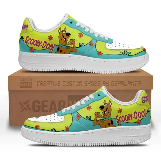 Discover Scooby Doo Mystery Machine Sneaker Leather Low Top Sneakers