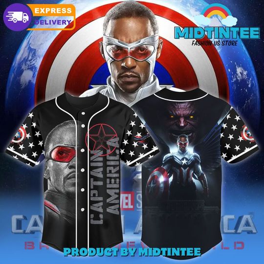 Discover Captainn Americaa 4 Limited Edition Baseball Jersey