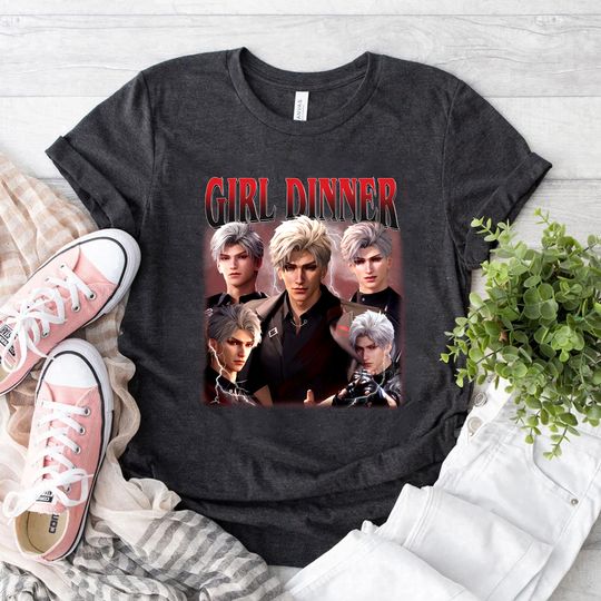 Discover Retro 90's Girl Dinner Sylus Homage T-Shirt, Sylus Love and Deepspace Fan T-Shirt