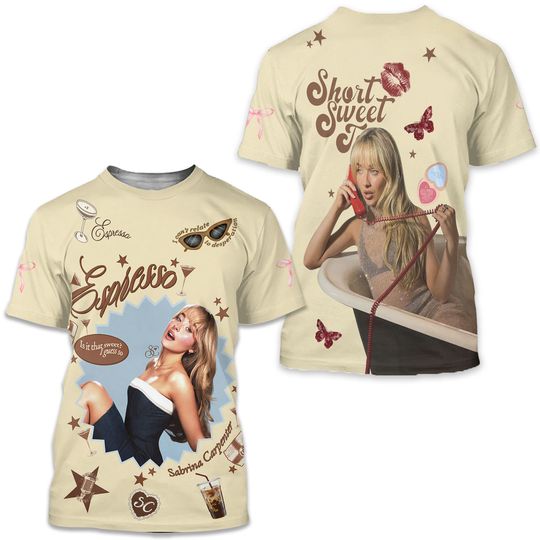 Discover Sabrina Carpenter New Album Short N’ Sweet T-Shirt