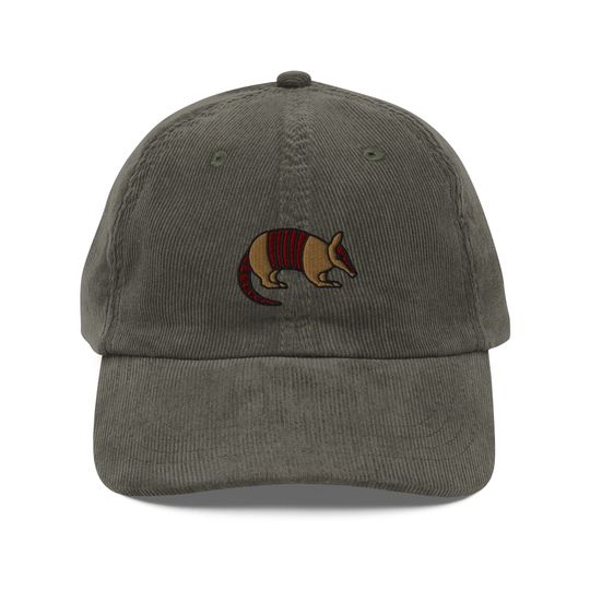 Discover Armadillo Embroidered Cap | Gift For Armadillo Lovers | Cute Armadillo Vintage Cap