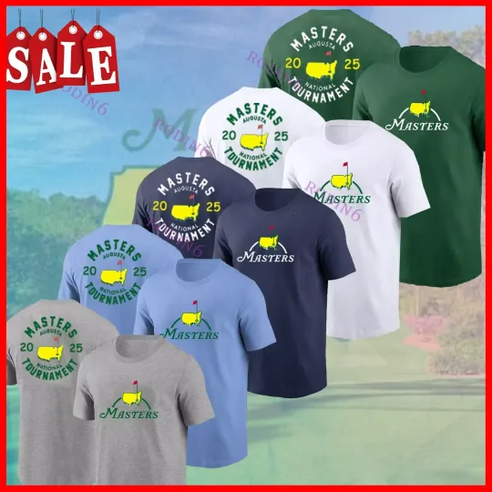 Discover 2025 Masters Tournament Golf Champions Tee National Champs of Golf Shirt