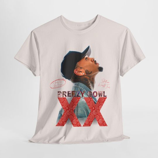 Discover Chris Brown Breezy Bowl Stadium World Tour T-Shirt