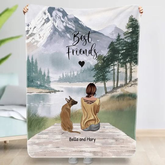 Discover Together with my pet - Personalized Blanket