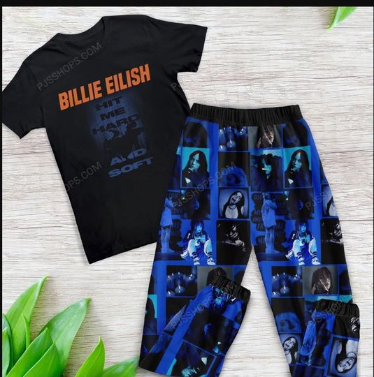 Discover Hit Me Hard And Soft Pajamas Set, Billie Eilish Pajamas New Set
