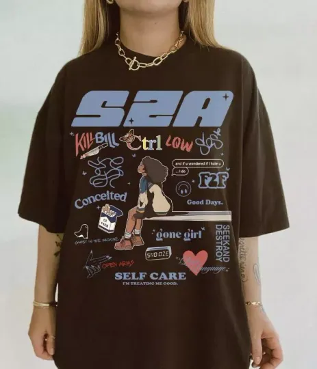 Discover NEW Limited Vintage Sza SOS Shirt, Sza Shirt, Sza Good Days T-Shirt