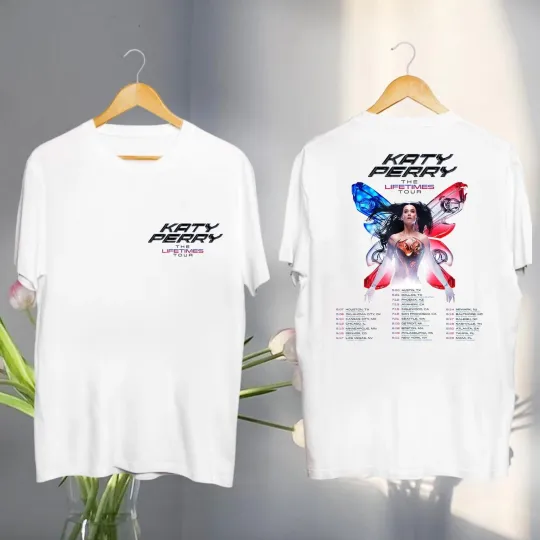 Discover Katy Perry The Lifetime Tour 2025 Shirt  Katy Perry 2025 Concert  Katy Perry Fan