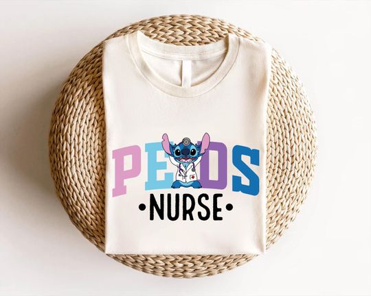 Discover Disneyyy Stitchh Pediatric Nurse Shirt, Peds Nurse Sweatshirt, Peds Er Nurse T-Shirt