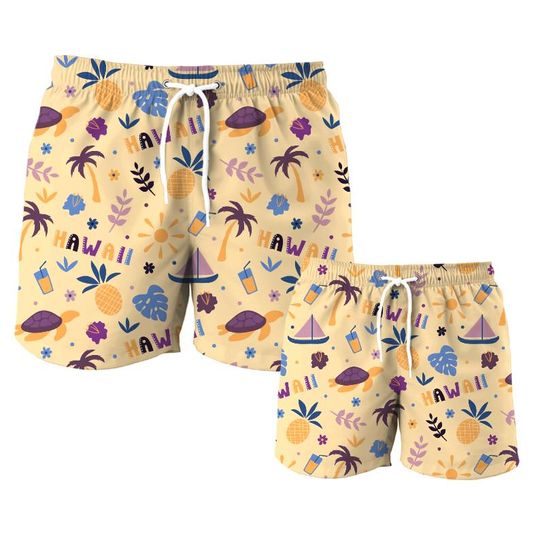 Discover Summer Matching Swim Shorts