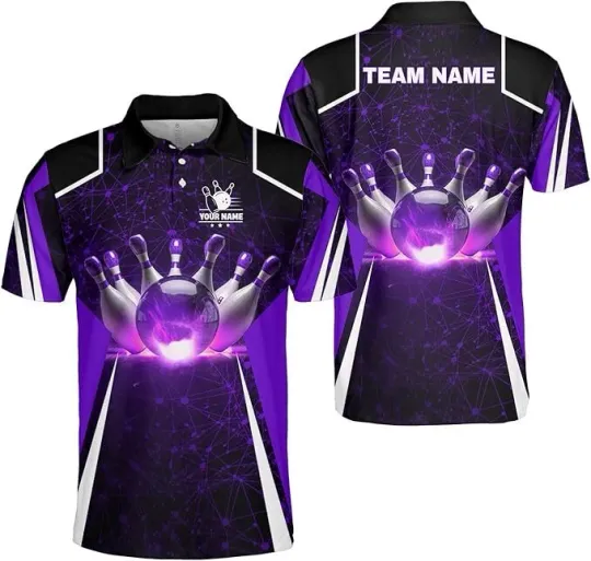 Discover Custom Bowling Polo Shirts