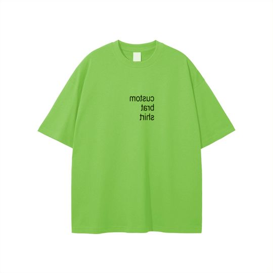 Discover backwards custom charli xcx brat text shirt!!