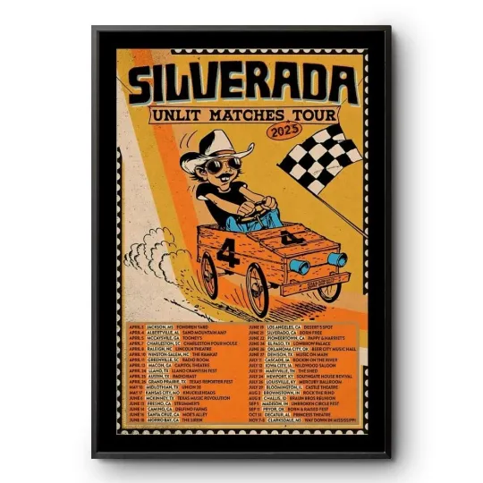 Discover Silverada Unlit Matches Tour 2025 Poster