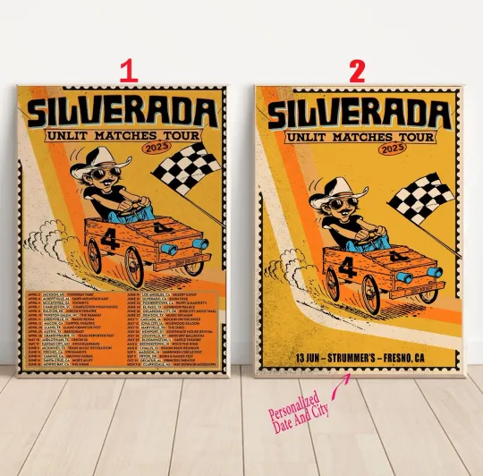 Discover Custom Silverada Unlit Matches Tour 2025 Poster