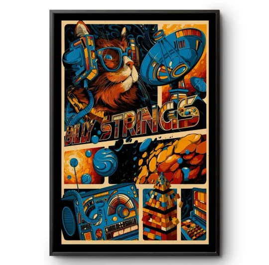 Discover Billy Strings John Paul Jones Arena, Charlottesville, VA Apr 15 2025 Tour Poster