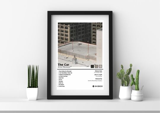 Discover Arctic Monkeys The Car Poster, Minimalist Music Poster, Gift for Music Lovers