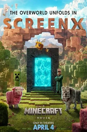 Discover Minecraft Movie Poster Minecraft The Movie 11 x 17 Inch Poster 2025 (MC3)