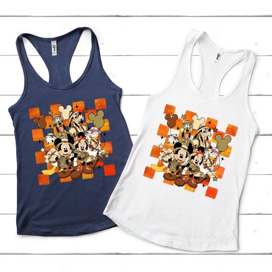 Discover Vintage Mickeyy And Friends Tank Top, Disneyyy Family Tank Top, Disneyyland Tank Top