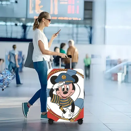 Discover Mickeyy mouse Cruise Trip 2025 Summer Vacation Luggage Cover, COVER ONLY