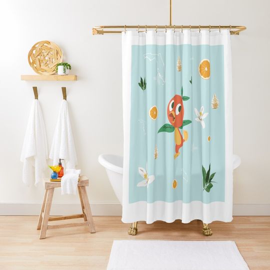 Discover Florida Friend Pattern Shower Curtain