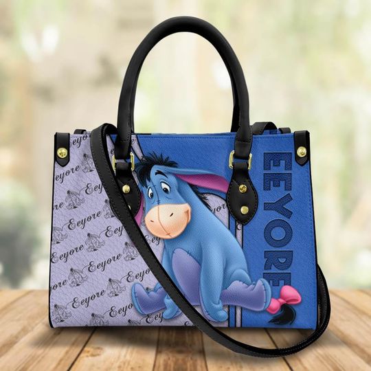 Discover Eeyoree winniee the poohh Leather Handbag, Eeyoree Woman Purse, Eeyoree Lover's Handbag