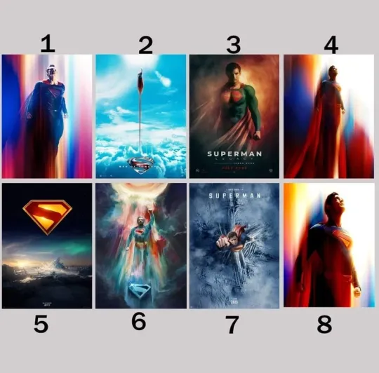 Discover Custom Superman Movie July 2025 Poster