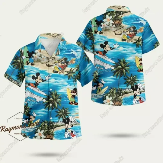 Discover Disneyyy Mickeyy Tropical 3D HAWAII SHIRT