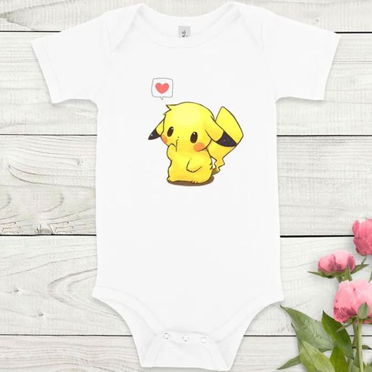 Discover Cute Pika Inspired Baby onesie