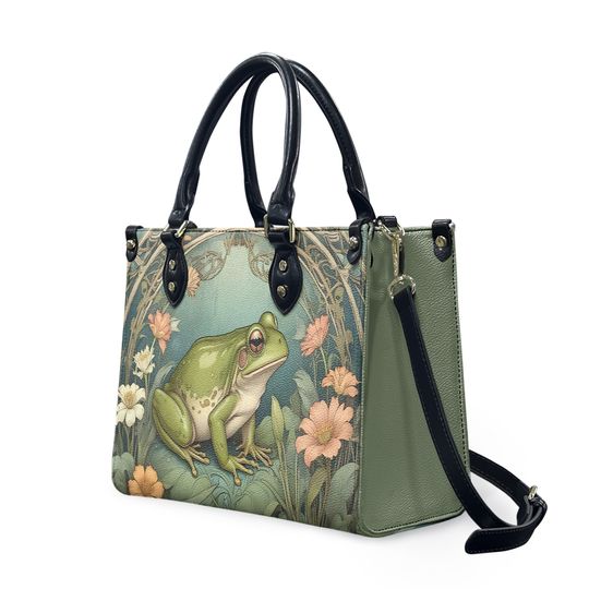 Discover Frog Goth Boho Hippie Style Leather Bag, Unique Gift for Her