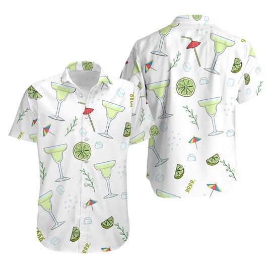 Discover Amazing Margarita Hawaiian Shirt, Cocktail Margarita Summer Party Hawaiian Shirt