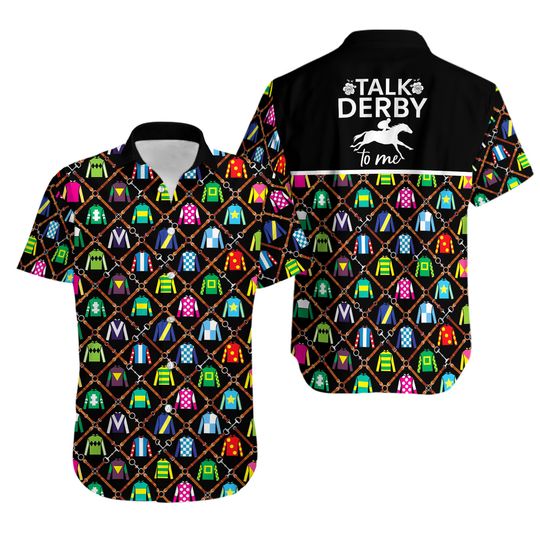 Discover Talk Derby To Me Jockey Uniform Kentucky Derby Churchill Downs Hawaiian