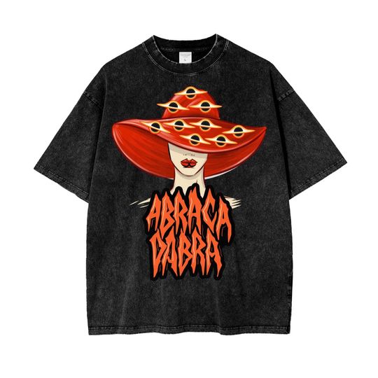 Discover Abracadabra Lady In Red MAYHEM Ld ga Snow Washed T-Shirt