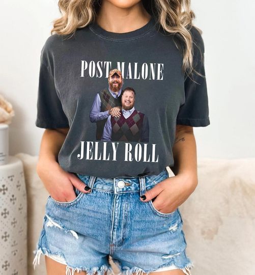 Discover Post Malone Jelly Roll Concert Tour Shirt