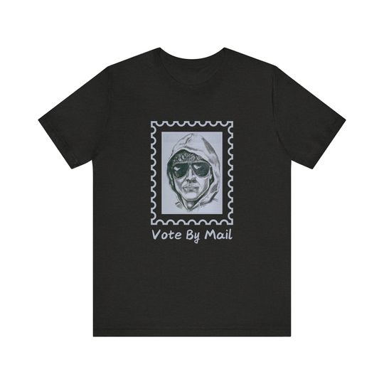 Discover Vote By Mail T-Shirt | Ted Kaczynski Unabomber Sketch