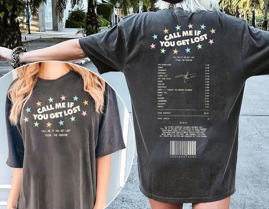 Discover Tyler The Creator Shirt, Call Me If You Get Lost Tour, Flower Boy Shirt, New Album Graphic Tee