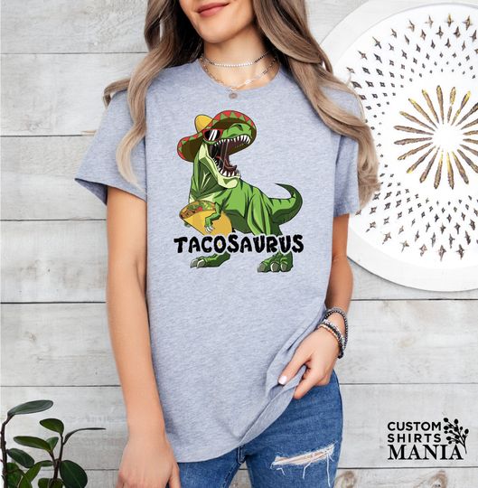 Discover Tacosaurus Shirt, Taco Shirt For Boys, Mexican Tee