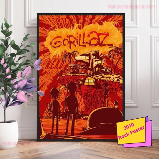 Discover Retro 2010s Band Poster | Unframed Vintage Alternative Hip Hop Print