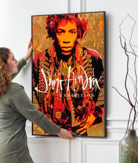 Discover Iconic Music Memorabilia Rock Music Exhibition Poster  Psychedelic Band