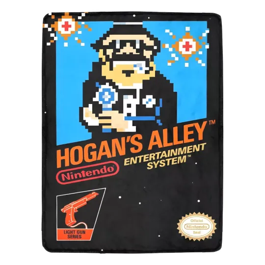 Discover Vintage Style Retro Hogan's Alley Box Nintendo Ultra-Soft Micro Fleece Blanket
