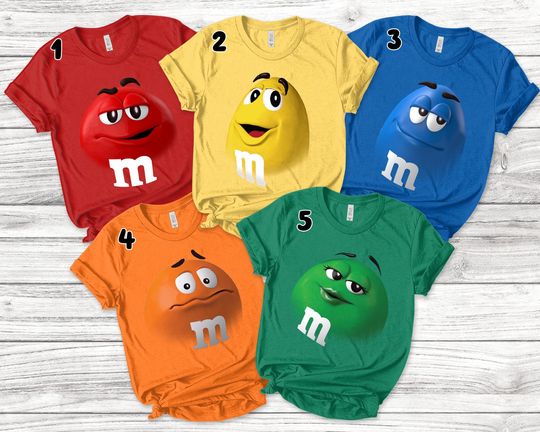 Discover M&M's Halloween Costume Shirt/M And M Matching Family Shirt