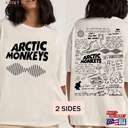 Discover Arctic Monkeys Lyric Shirt Band Merch