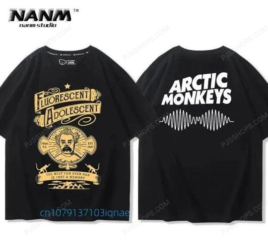 Discover Arctic Monkeys Rock T-Shirt High-Quality Cotton Band Tee