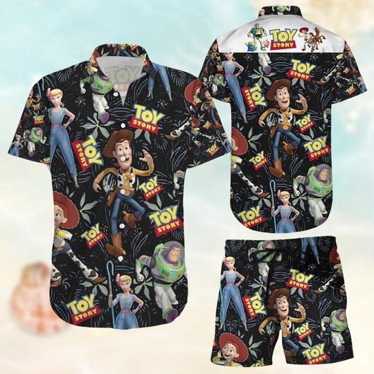 Discover toy stories Hawaiian Shirt and Shorts, Summer Gifts