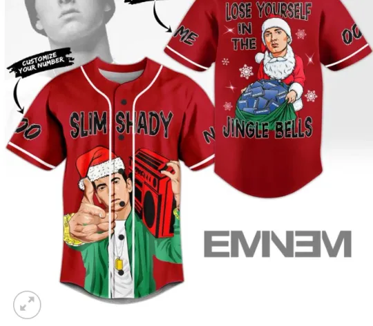 Discover Eminem Slim Shady Love Yourself In The baseball jersey, 3d gift,2025