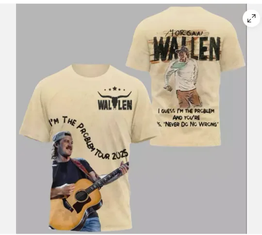 Discover Wallen Western Im The Problem Tour 2025 hot shirt 3d