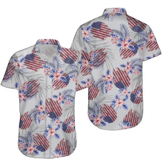 Discover American Flag Starr Warss Hawaiian Shirt Perfect Gifts For Your Loved Ones