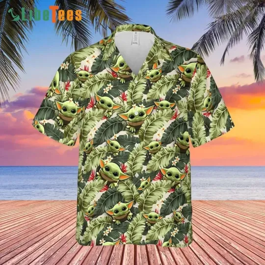Discover Starr Warss Babyy Yodaa Forest Hawaiian Shirt Ideal Gifts
