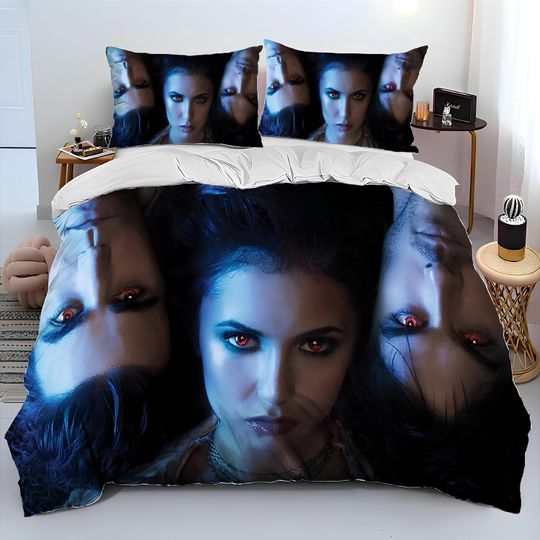 Discover Damon Salvatore Duvet Cover, The Vampire Diaries Bedding Set