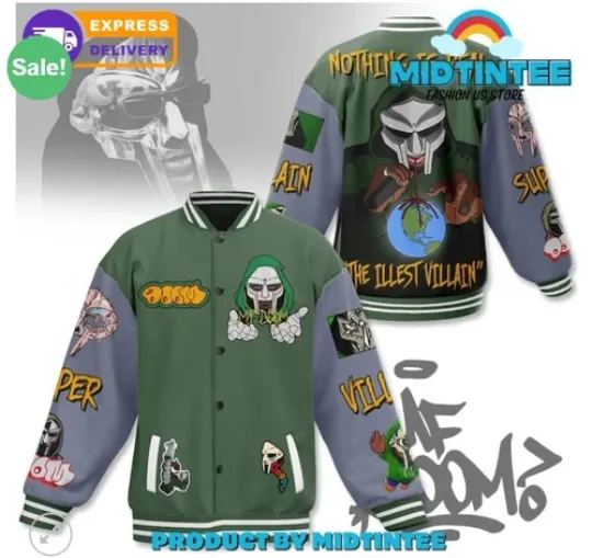 Discover MF Dooom Baseball Jacket